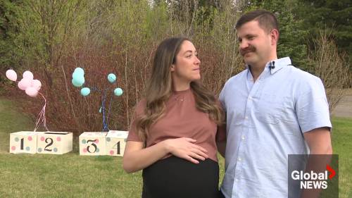 Oh baby! Edmonton couple to become 6th set of Alberta parents to welcome quadruplets [Video]