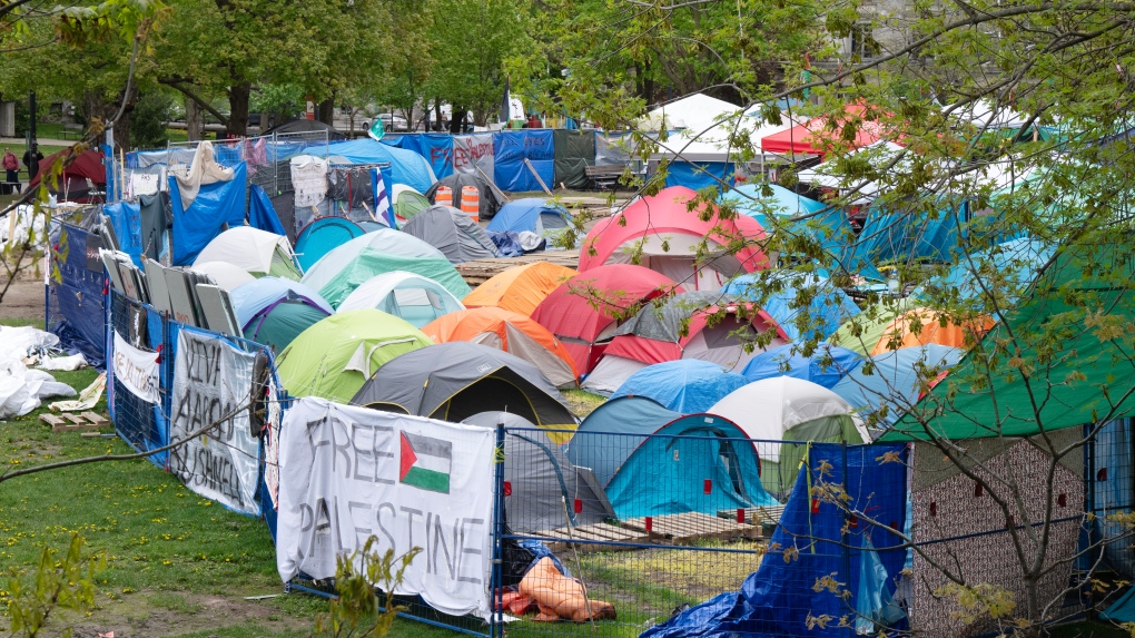 Quebec court rejects McGill injunction request to remove encampment [Video]