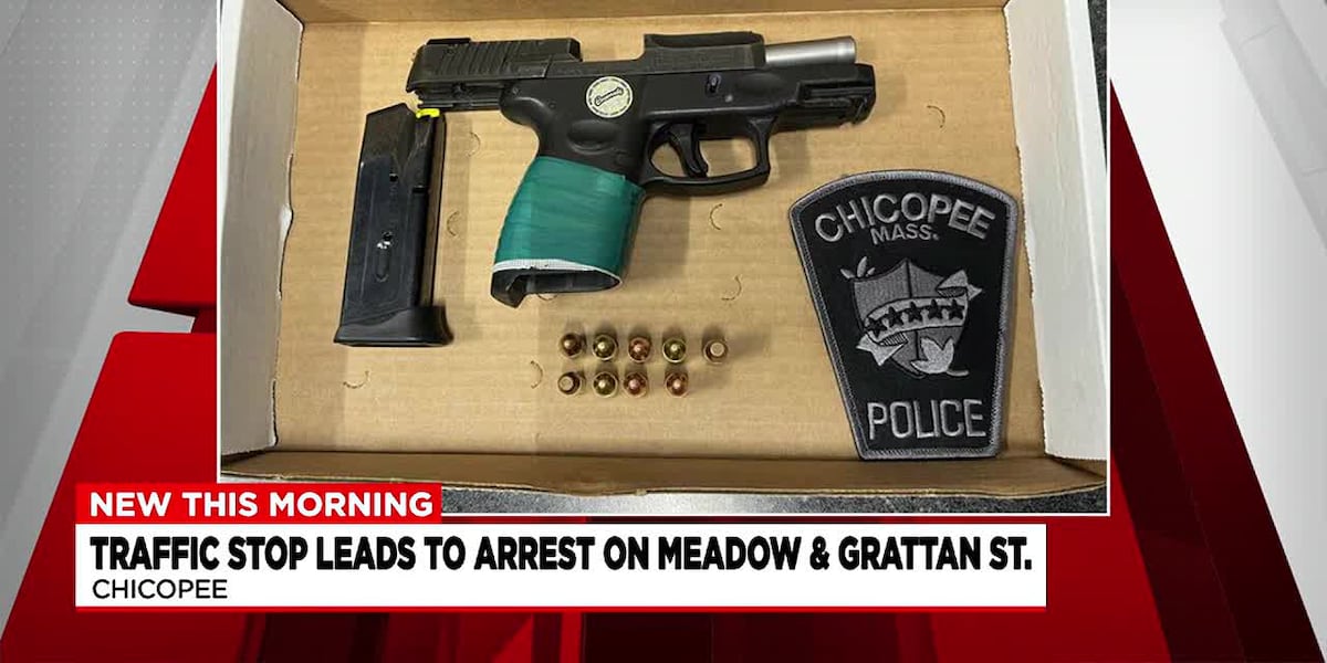 Traffic stop leads to arrest on Meadow and Grattan St. in Chicopee [Video]