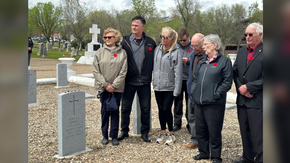Former Royal Regina Rifle troop member honoured with official headstone marking [Video]