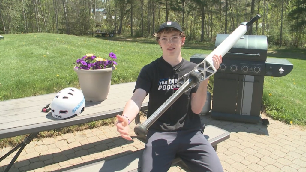 Extreme pogo: N.B. man takes talent to the air [Video]