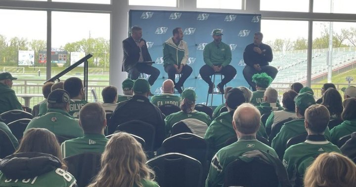 New Roughriders head coach Mace receives standing ovation at State of the Nation event [Video]