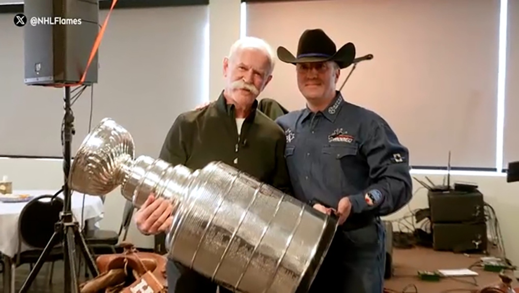 Lanny McDonald brings Stanley Cup to man who saved his life [Video]