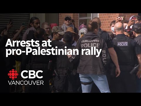 14 arrested in pro-Palestinian protest in East Vancouver [Video]