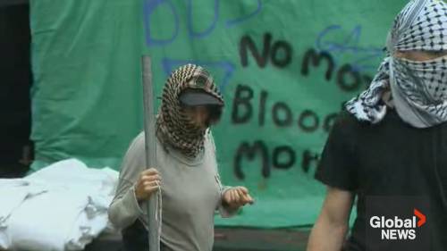 Protestors at pro-Palestinian encampment at Montreals Victoria Square say they wont leave until demands met [Video]