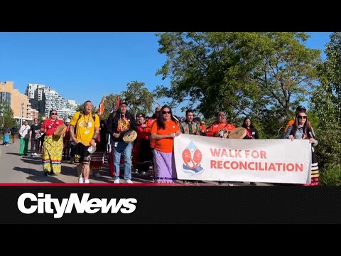 Reconciliation walk on National Indigenous Peoples Day [Video]