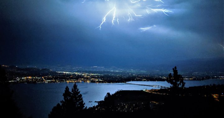 Severe thunderstorm warning issued for parts of Okanagan, Shuswap and Thompson [Video]