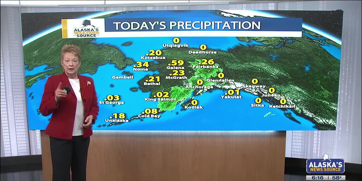 Rain spreads across Alaska on the 4th [Video]