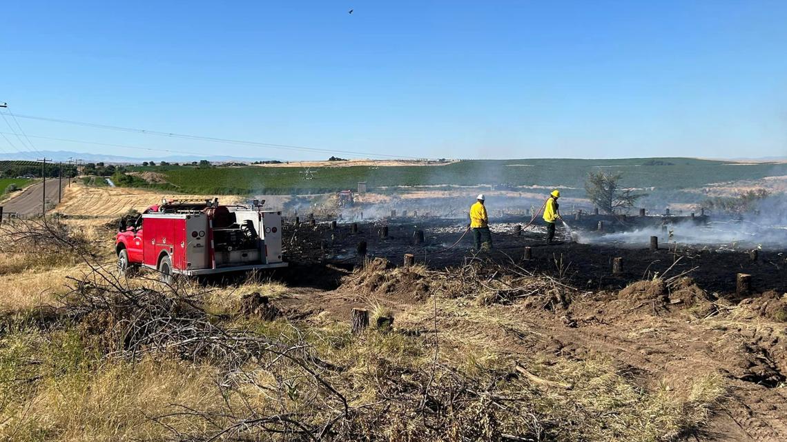 Brush fire in New Plymouth [Video]