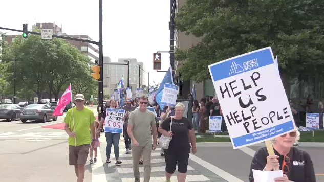 Protesting CMHA layoffs | CTV News [Video]