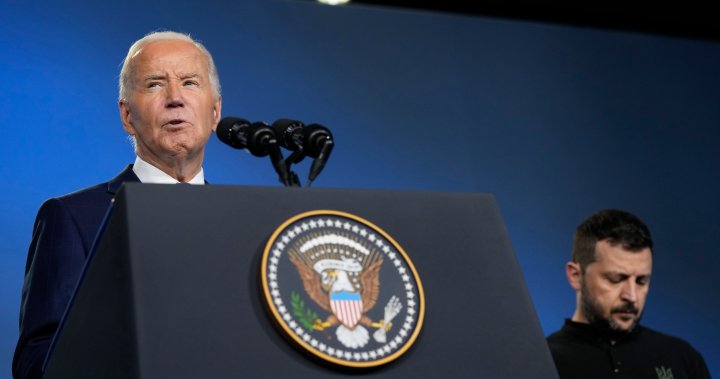 Bidens verbal slips at NATO summit caught world attention, Moscow says – National [Video]