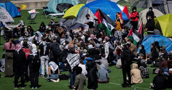 Vancouver Island University tells pro-Palestinian protesters to vacate encampment – BC [Video]