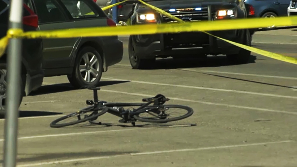Cyclist in serious condition after being struck by vehicle [Video]