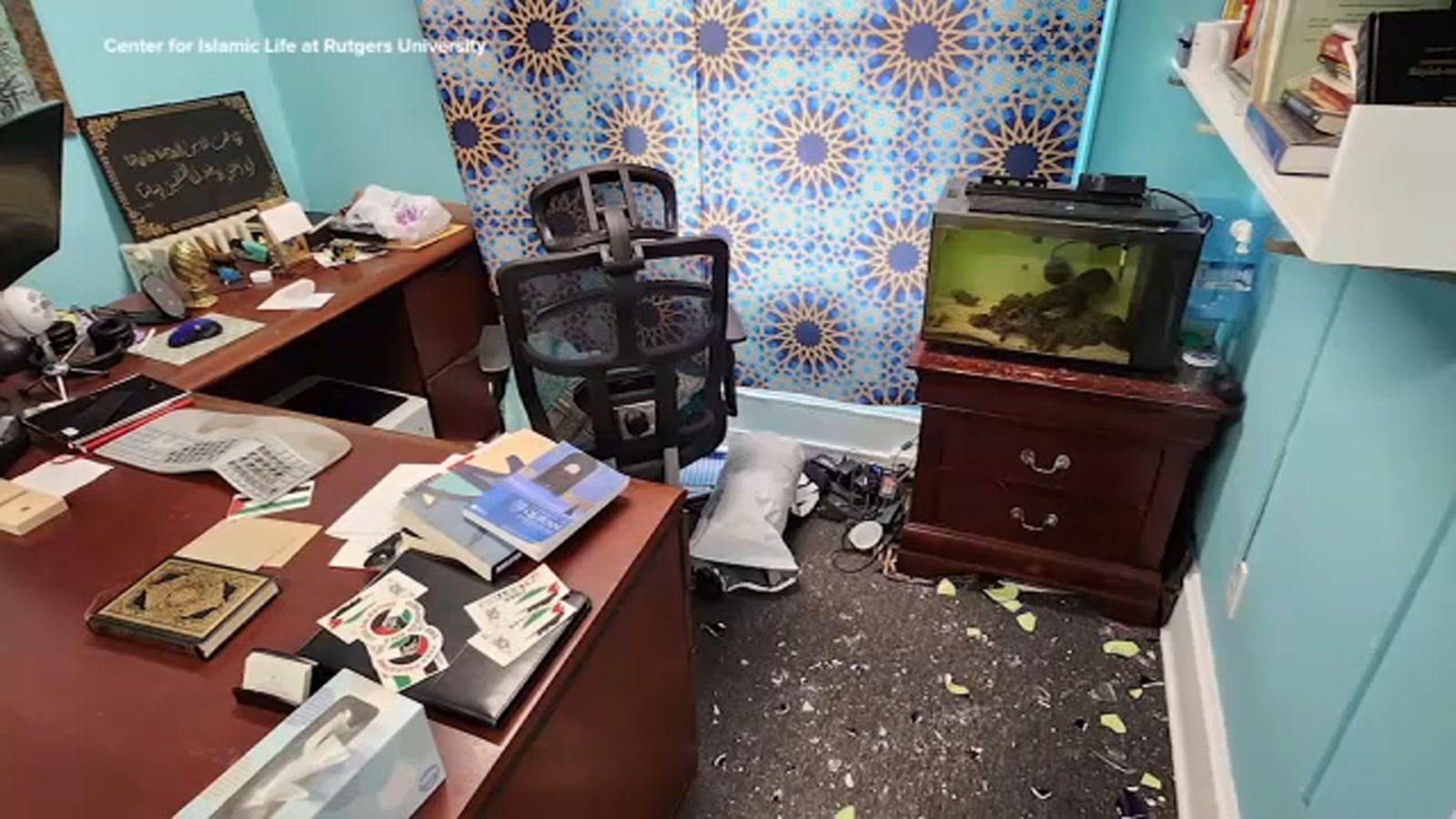 Arrest in Center for Islamic Life at Rutgers University vandalism during Eid al-Fitr [Video]
