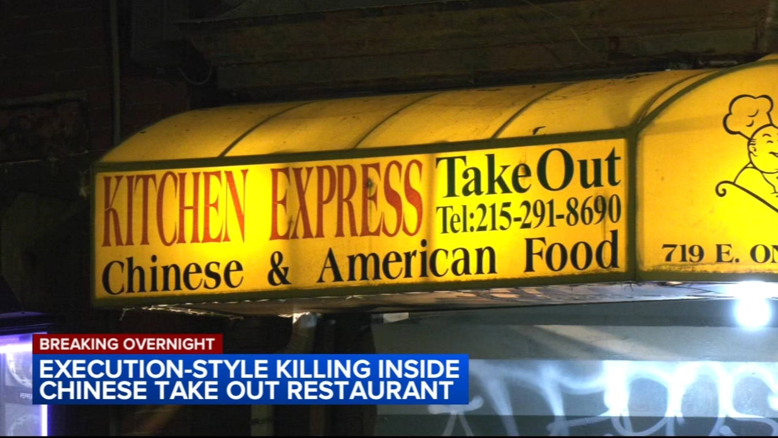 Man shot execution-style inside Chinese takeout restaurant on East Ontario Street in Philadelphia’s Kensington section [Video]