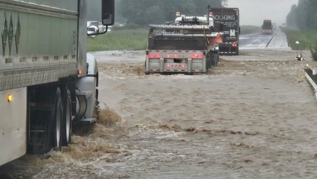 OPP say flooding closes 402 [Video]