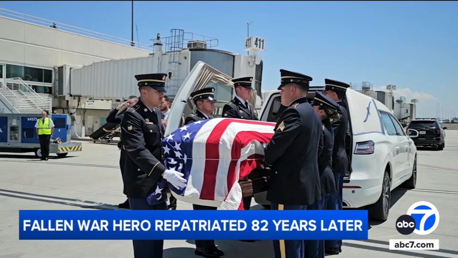 Body of Air Force private who died in WWII identified, returned to Riverside with a hero’s welcome [Video]