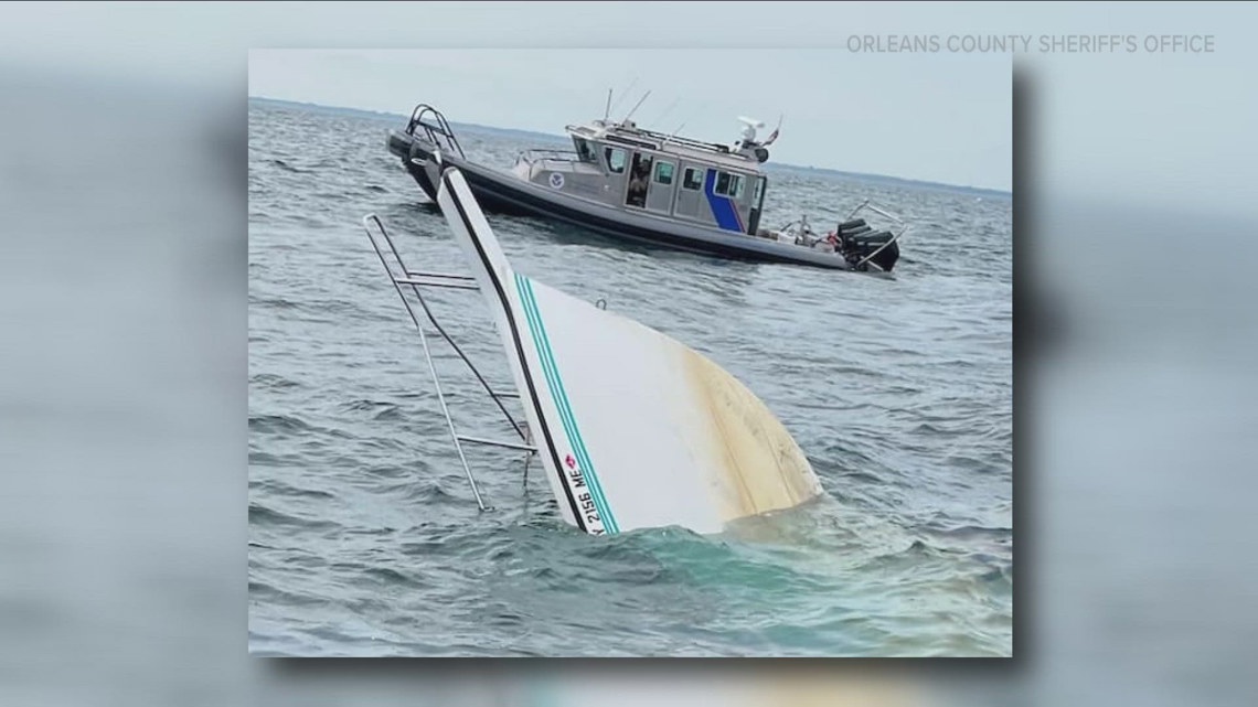 Fishermen spend 5-hours in Lake Ontario while swimming ashore to safety [Video]