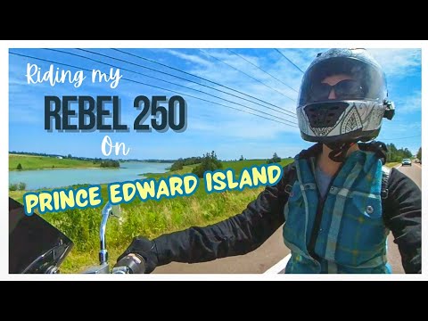 Motorcycling to PRINCE EDWARD ISLAND on my Honda Rebel CMX250 | P.E.I. 🇨🇦 [Video]