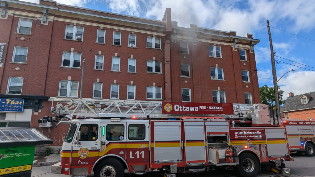 Maclaren Street residential building fire: Firefighters stop spread of apartment fire, one resident displaced [Video]