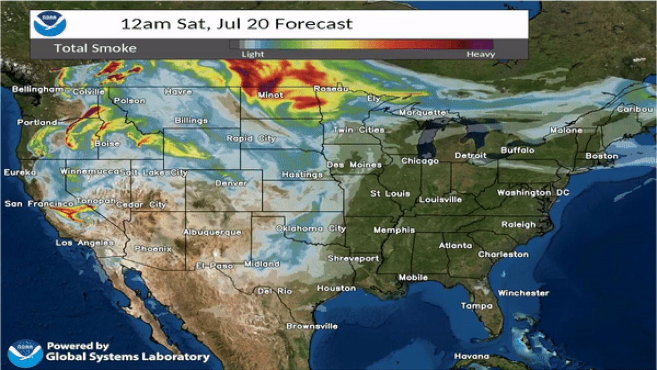 Wildfire smoke from Canada expected to impact Colorado air quality [Video]