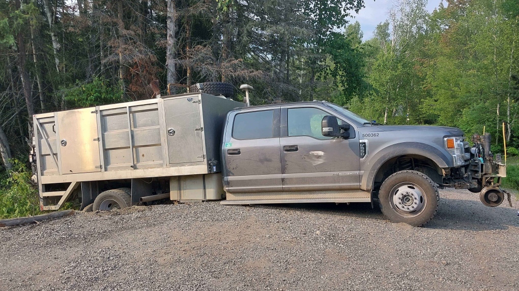 Winnipeg man charged with impaired driving after truck gets stuck in ditch in Atikokan, ON [Video]