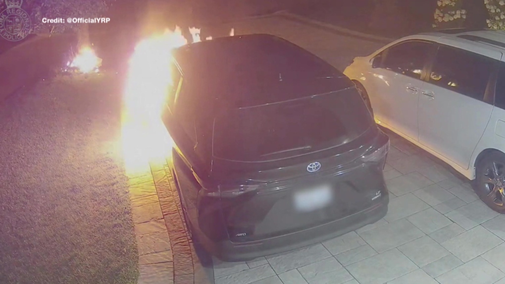 Markham house shot at, SUV in driveway set ablaze: police [Video]