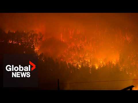 A week of wildfire in BC: helicopter water bombers, evacuations and shuttered highways [Video]