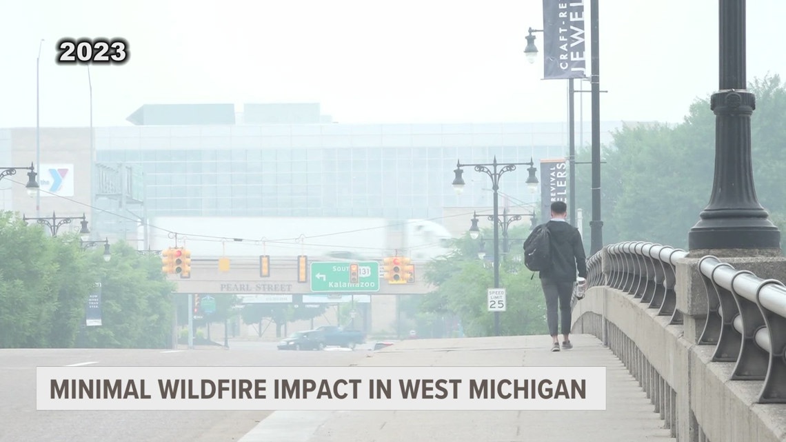 Wildfire smoke from Canada drifting across West Michigan; Minimal impacts expected [Video]