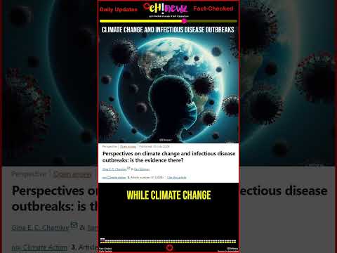 Climate Change and Infectious Diseases Outbreak [Video]