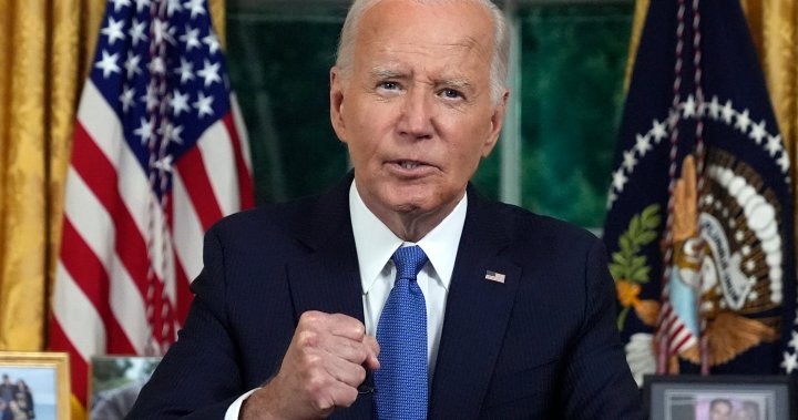 Biden says time to pass the torch in 1st remarks after ending campaign – National [Video]