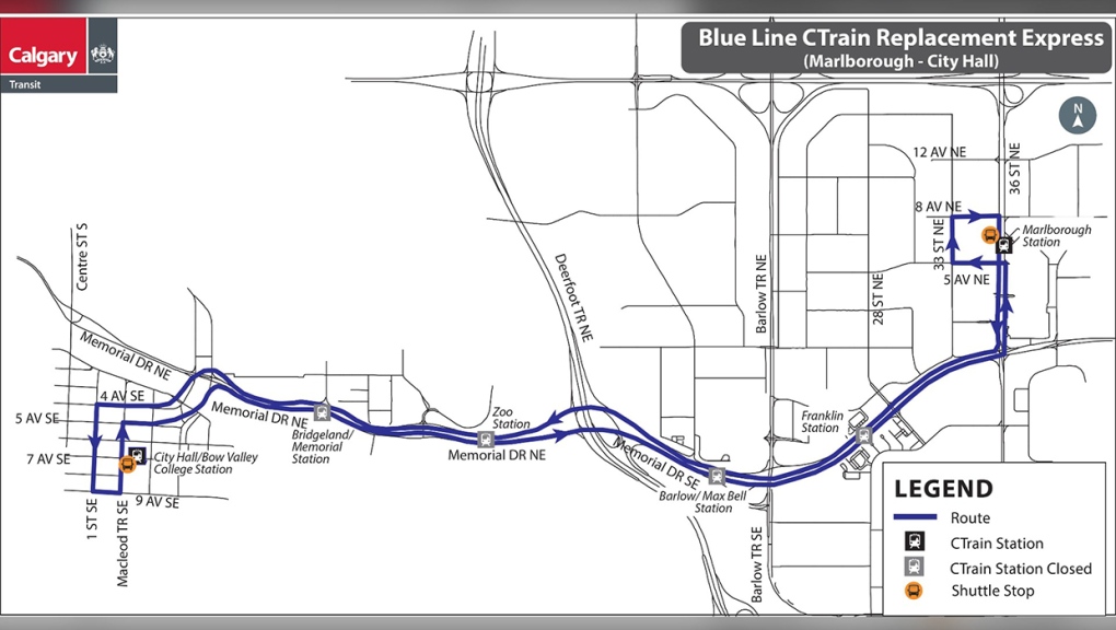 Calgary light rail to offer limited Blue Line service this weekend [Video]