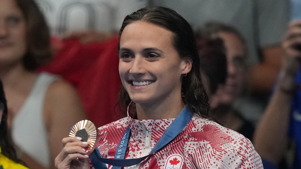 Olympic Games Paris 2024: Swimmer Kylie Masse wins bronze [Video]