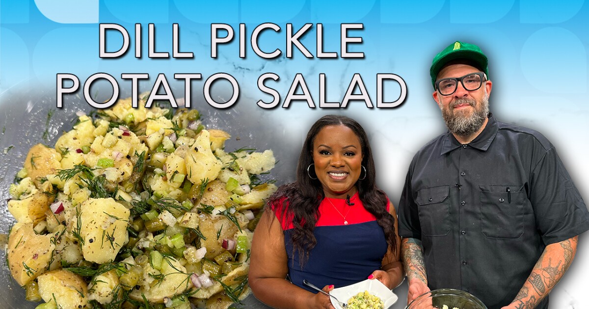 Dill Pickle Potato Salad with Barrel + Brine NY Deli Dill Pickles [Video]