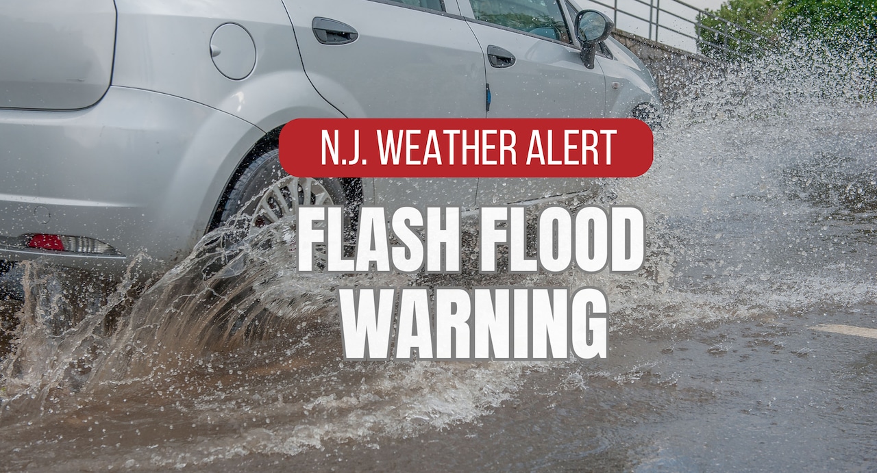 N.J. weather: Flash flood warnings issued as strong thunderstorms dump heavy rain on parts of state [Video]