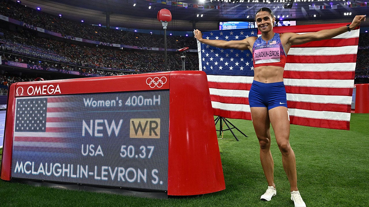 Sydney McLaughlin Levrone breaks world record again, winning gold for US in 400m final at Paris Olympics [Video]