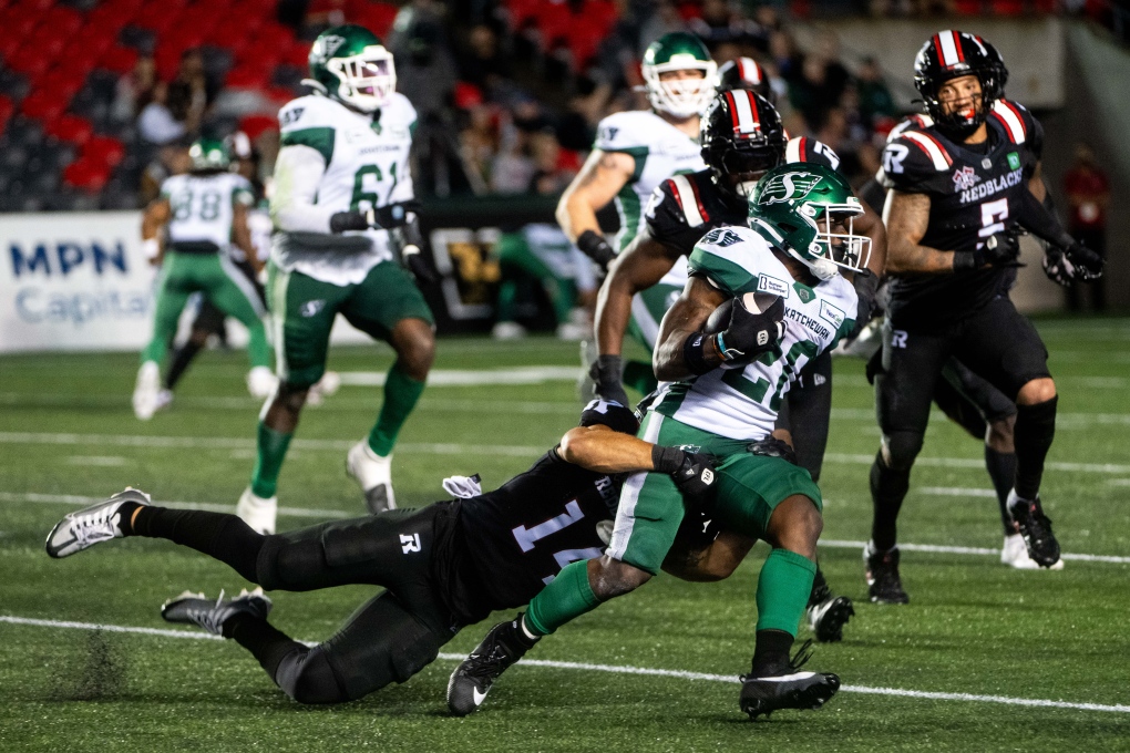 CFL: Riders, Redblacks end in 22-22 tie [Video]