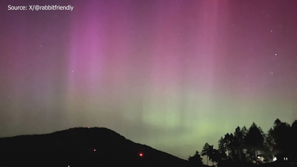 Northern lights, Perseid meteor shower dazzle over B.C. [Video]