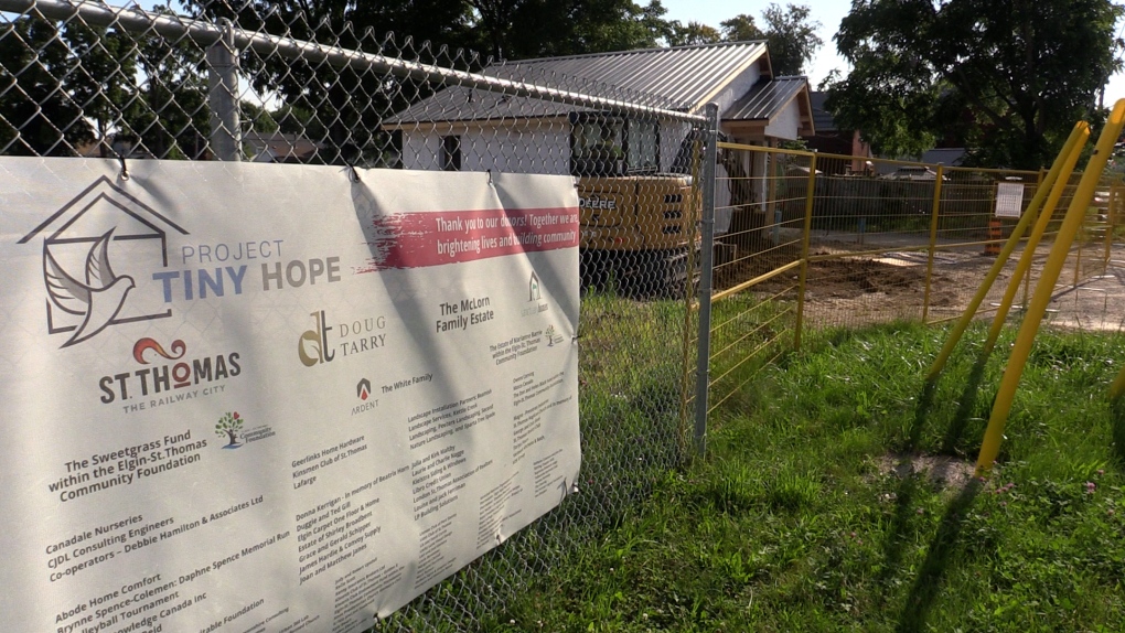 Project Tiny Hopes first bungalow under construction in St. Thomas, Ont. [Video]