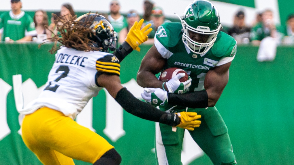 CFL: Riders’ Awachie on re-signing with former team day of game [Video]