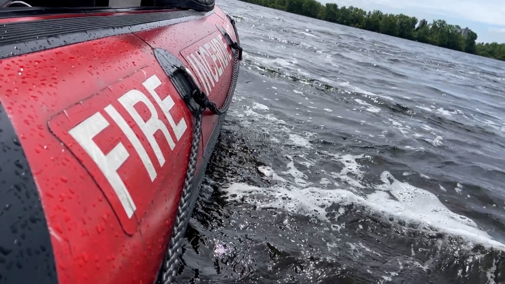 Ottawa River: Person rescued after jet ski catches fire [Video]