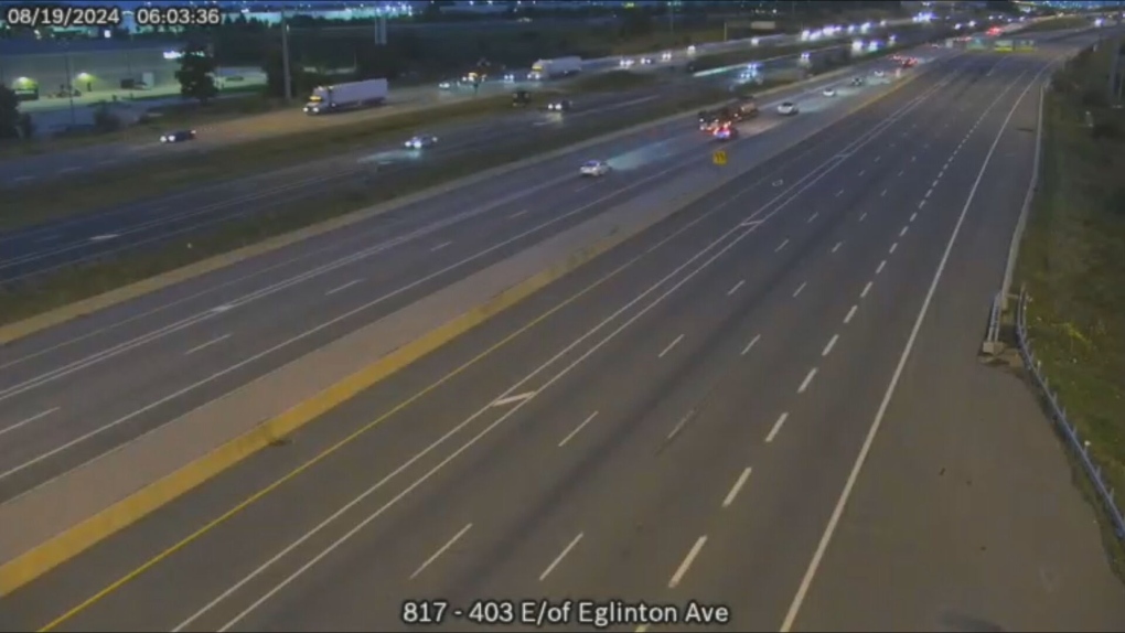 Ramp between Hwy. 403 and Hwy. 410 closed due to flooding [Video]