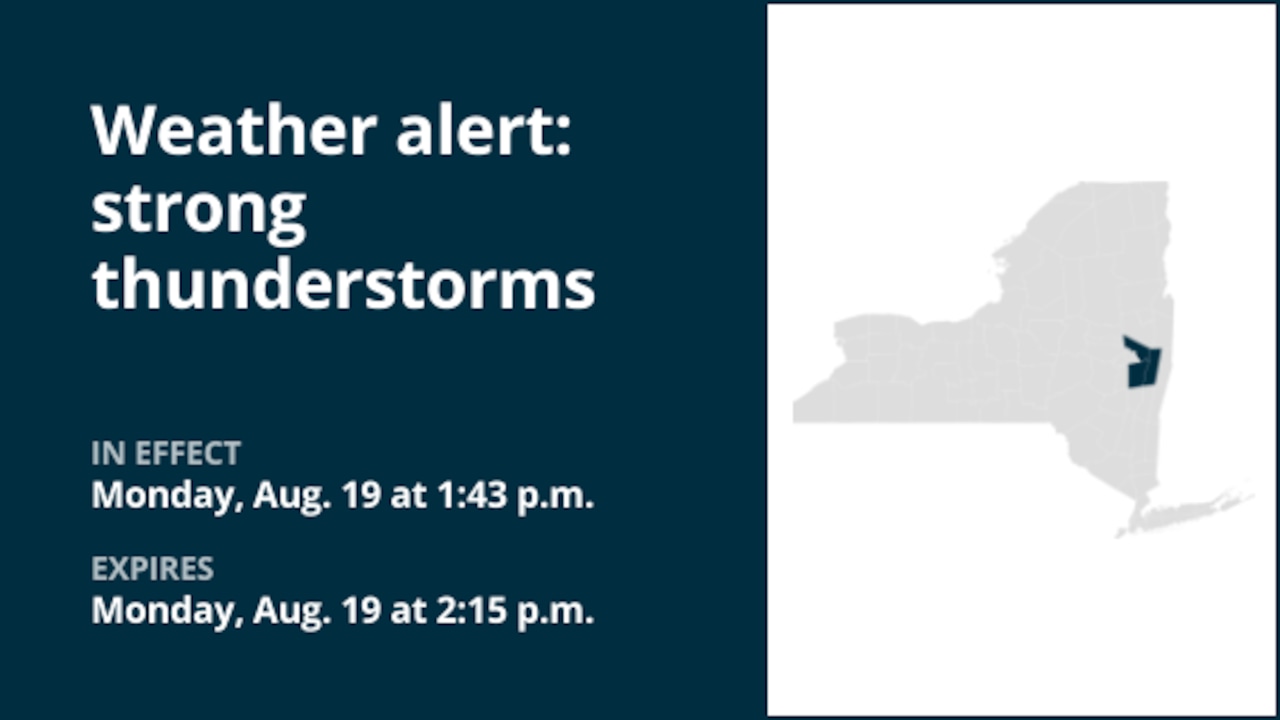 NY weather: Weather alert issued for strong thunderstorms in New York Monday afternoon [Video]