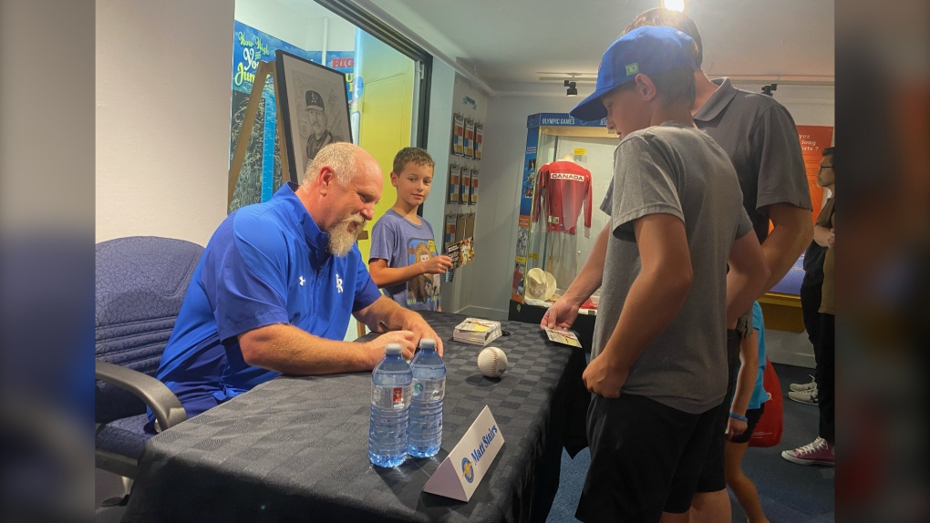 N.B. sports hall of fame hosts major leaguer [Video]