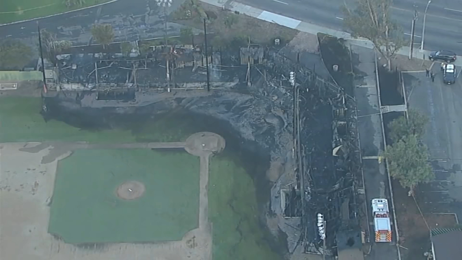 Jay Littleton Ball Park, field featured in ‘A League of Their Own,’ starring Geena Davis, catches fire in Ontario, California [Video]