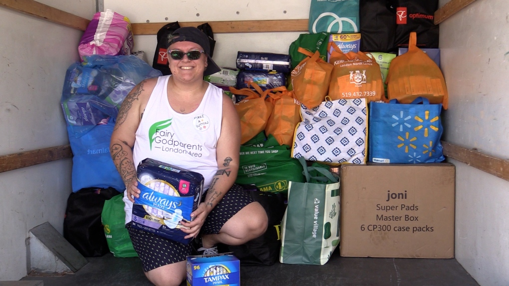 Filling a truck with menstrual products: Collection happening at Wortley on the Green Saturday [Video]