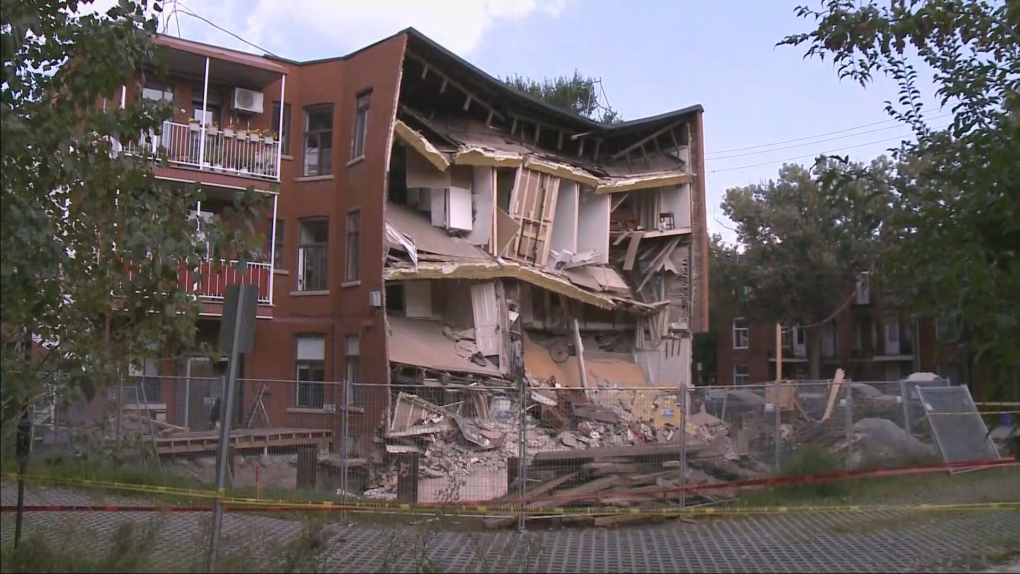 St-Henri building partially collapses; firefighters responding [Video]