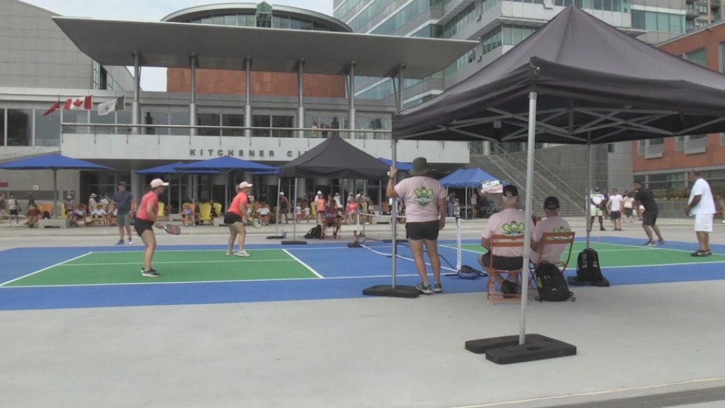 Kitchener hosts inaugural pickleball festival downtown [Video]