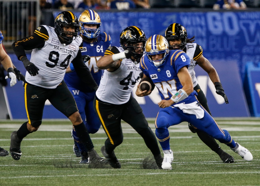 CFL: Blue Bombers are in position to take West Division lead [Video]