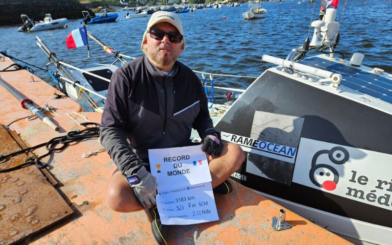 French rower sets record landing in Co Cork [Video]